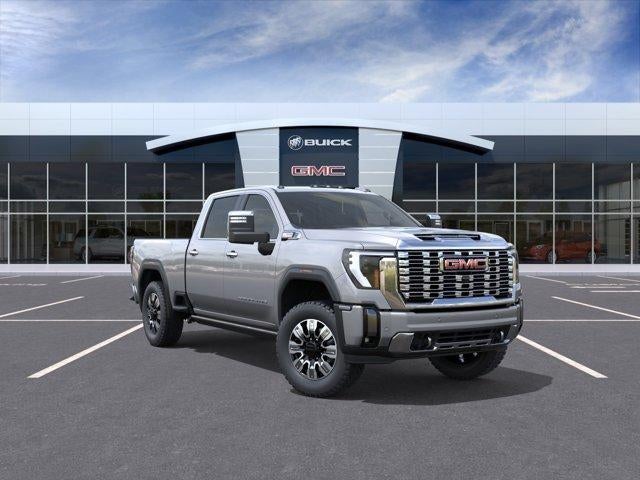 2026 GMC Sierra 2500 HD Denali in Sterling Metallic — front three-quarter view