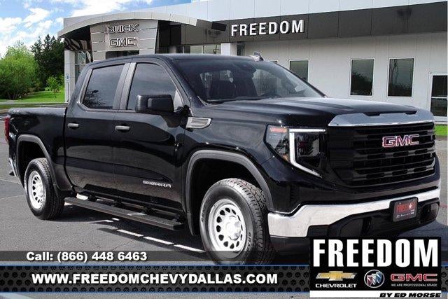 2026 GMC Sierra 1500 Pro in Onyx Black — front three-quarter view