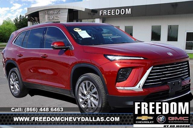 2026 Buick Enclave Preferred in Cherry Red Tintcoat — front three-quarter view