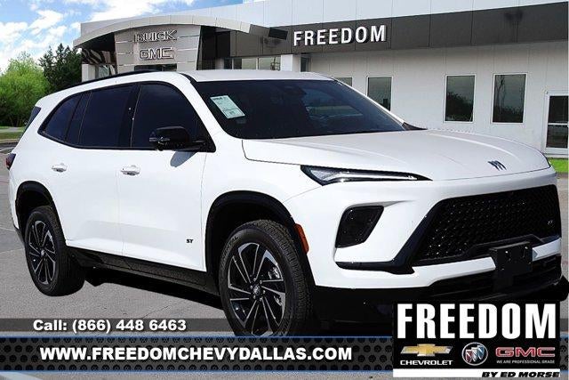 2026 Buick Enclave Sport Touring in Summit White — front three-quarter view