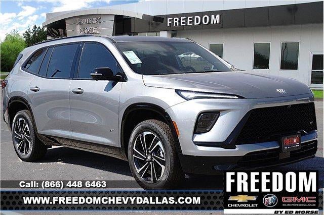 2026 Buick Enclave Sport Touring in Moonstone Gray Metallic — front three-quarter view