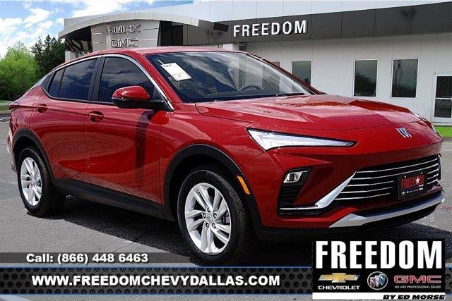 2026 Buick Envista Preferred in Brilliant Red — front three-quarter view