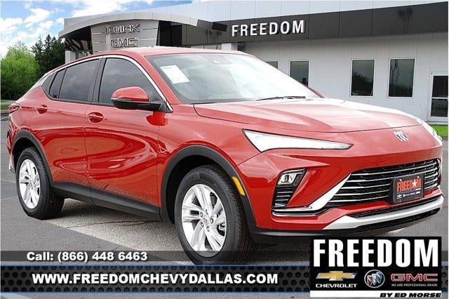 2026 Buick Envista Preferred in Brilliant Red — front three-quarter view