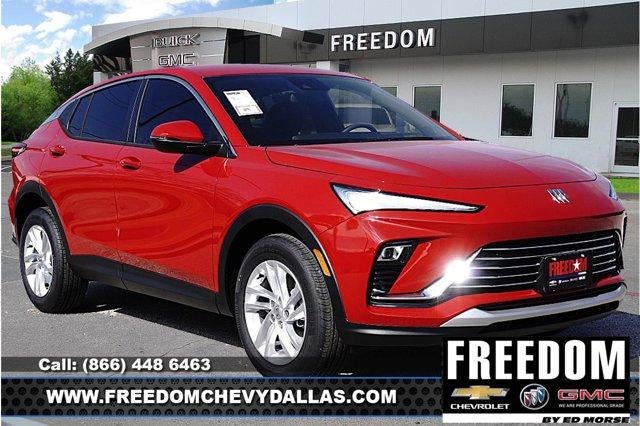 2026 Buick Envista Preferred in Brilliant Red — front three-quarter view