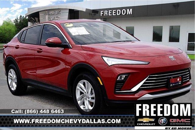 2026 Buick Envista Preferred in Brilliant Red — front three-quarter view