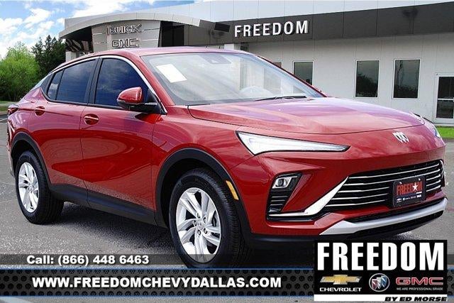 2026 Buick Envista Preferred in Brilliant Red — front three-quarter view