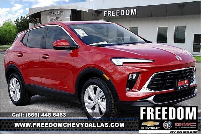 2026 Buick Encore GX Preferred in Brilliant Red — front three-quarter view