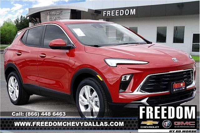 2026 Buick Encore GX Preferred in Brilliant Red — front three-quarter view