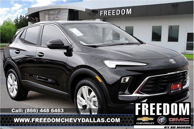 2026 Buick Encore GX Preferred in Ebony Twilight Metallic — front three-quarter view