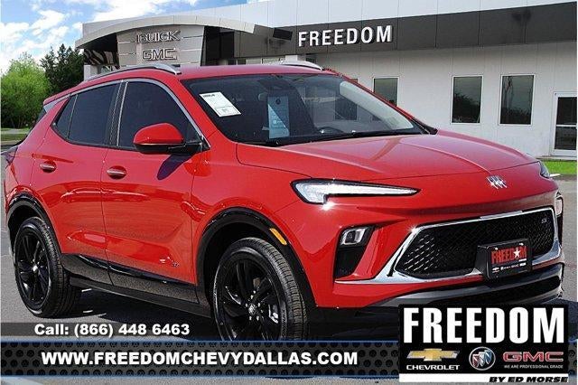 2026 Buick Encore GX Sport Touring in Brilliant Red — front three-quarter view