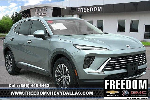 2025 Buick Envision Preferred in Moonstone Gray Metallic — front three-quarter view