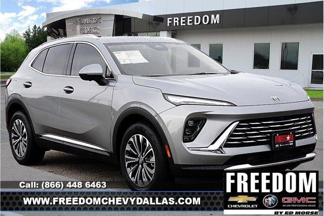 2025 Buick Envision Preferred in Moonstone Gray Metallic — front three-quarter view
