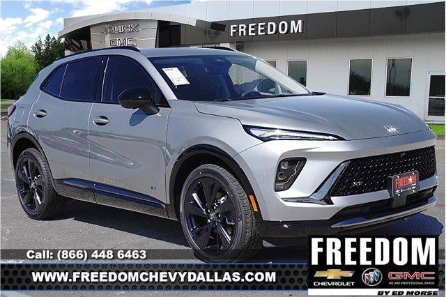 2026 Buick Envision Sport Touring in Moonstone Gray Metallic — front three-quarter view