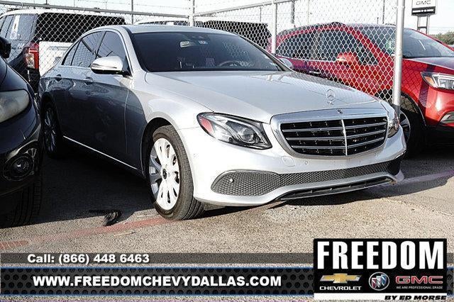 2017 Mercedes-Benz E 300 E 300 Luxury in Silver — front three-quarter view
